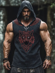 Herren Viking Kapuzen weste