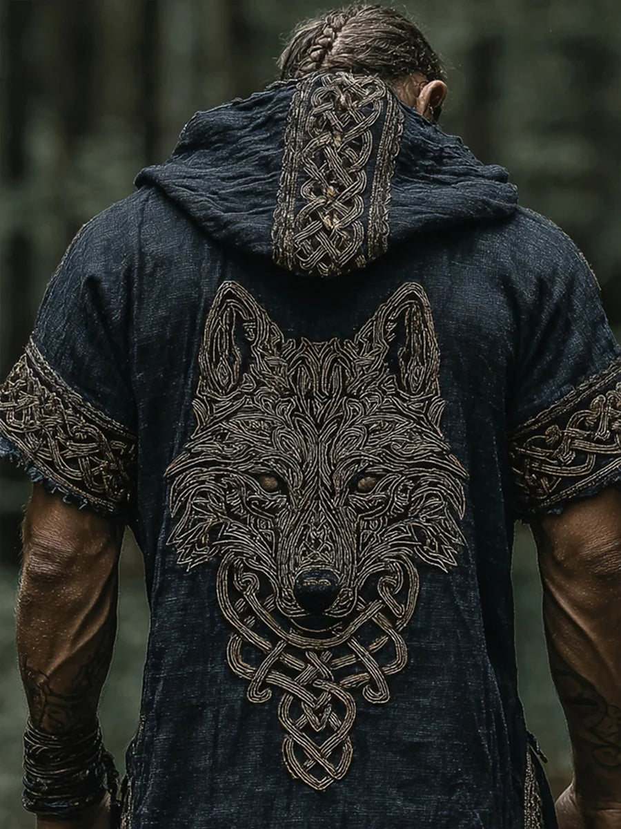 Herren Viking Kapuzen-T-Shirt