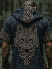 Herren Viking Kapuzen-T-Shirt