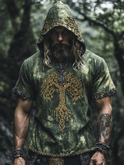 Herren Viking Kapuzen-T-Shirt