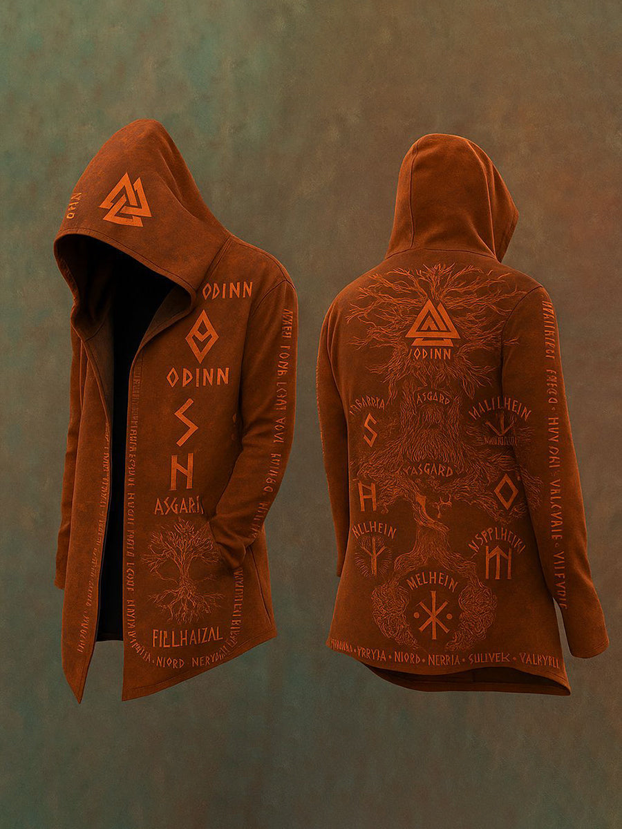 Vintage-Strickjacke im Viking-Stil für Herren