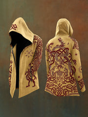 Vintage-Strickjacke im Viking-Stil für Herren