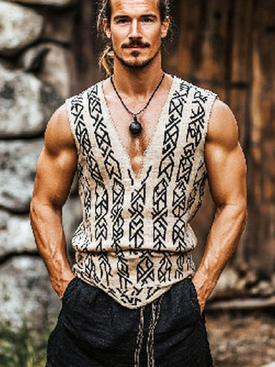 Herren Weste im Viking-Stil