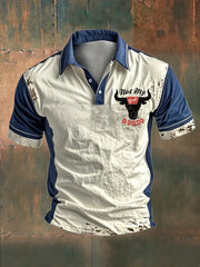 Männer nicht mein erstes Rodeo Kurzarm Polo-Shirt