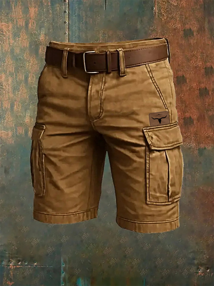 Cargo-Shorts im westlichen Stil für Herren