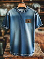 Unisex T-Shirt im westlichen Stil