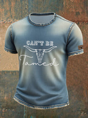 Herren T-Shirt im westlichen Stil