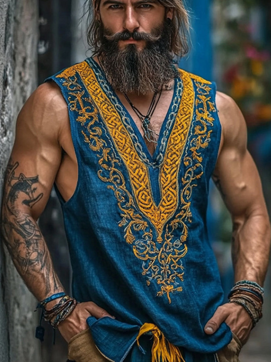 Herren Vintage Viking Weste