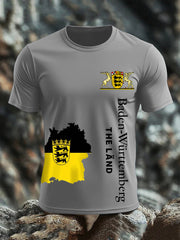Kurzarm-T-Shirt aus Baumwolle für Männer Baden-Württ emberg
