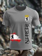 Kurzarm-T-Shirt aus Berliner Baumwolle für Männer