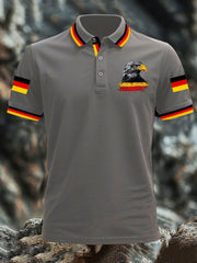 Deutschland bedrucktes Herren hemd