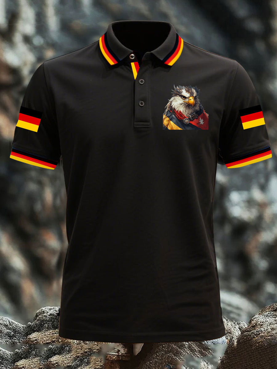 Deutschland bedrucktes Herren hemd