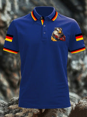 Deutschland bedrucktes Herren hemd