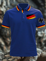 Deutschland bedrucktes Herren hemd