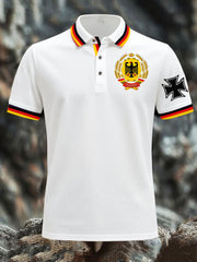 Deutschland bedrucktes Herren hemd