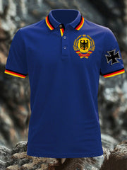 Deutschland bedrucktes Herren hemd