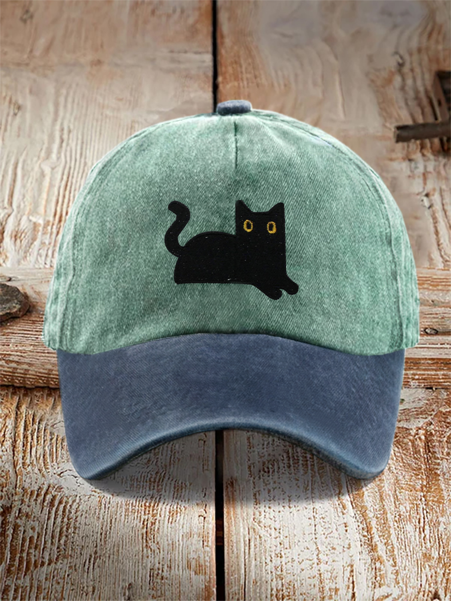 Schwarze Katze Unisex Hüte