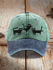 Schwarze Katze neutrale Hüte