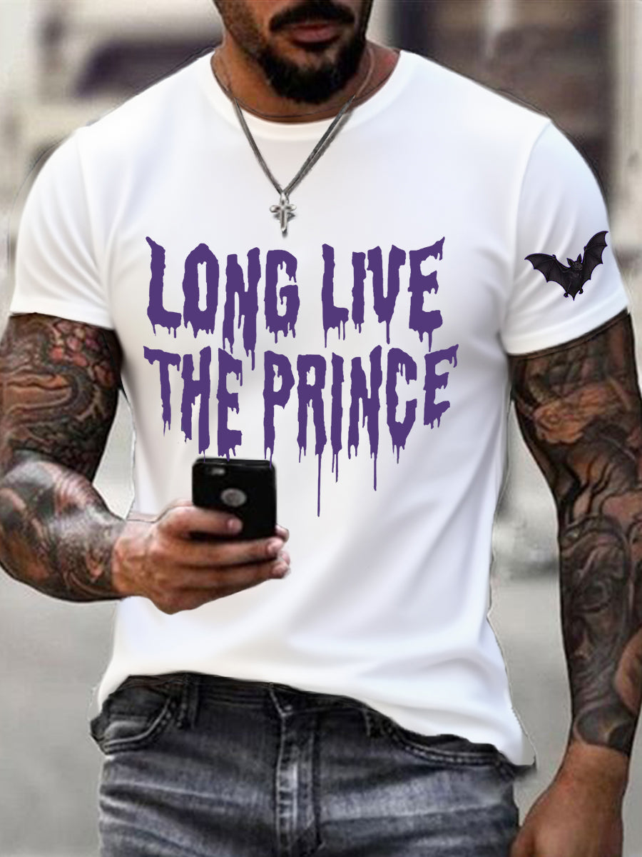 Herren Prince Of Darkness Forever Rip Legend Memorial Kurzarm T-Shirt