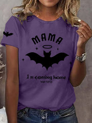 Frauen Mama Ich komme nach Hause Rock Legend Memorial T-Shirt