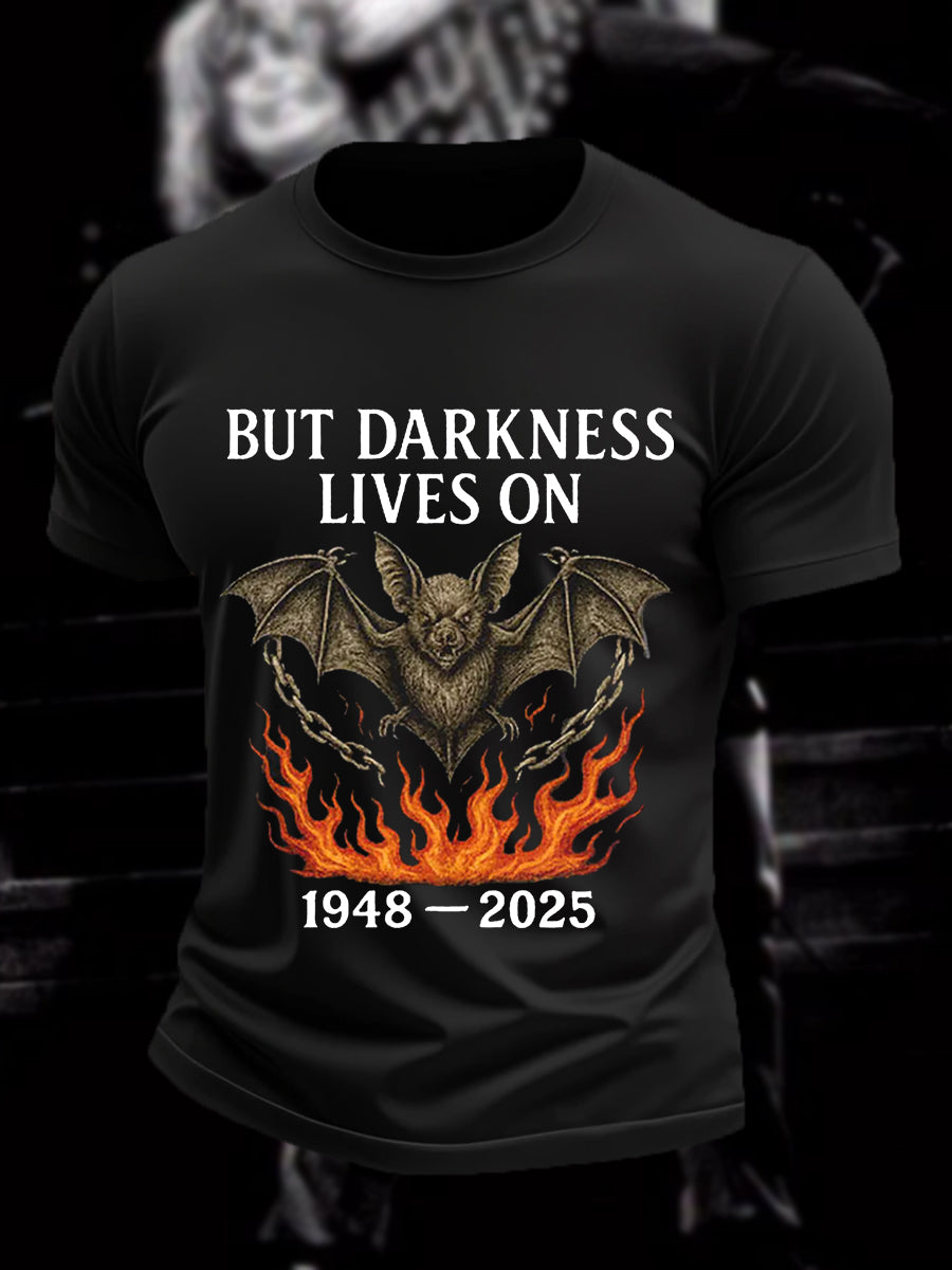 Männer aber Dunkelheit lebt auf Rock Legend Memorial T-Shirt