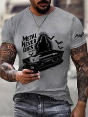 Herren prinz der Dunkelheit gedruckt lässig T-Shirt