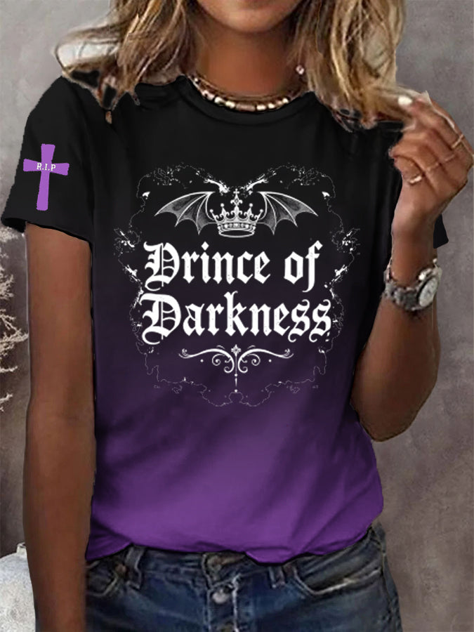 Frauen prinz der Dunkelheit für immer Rip Legend Ozzy Osbourne Memorial T-Shirt