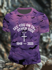 Männer sehen Sie auf der anderen Seite kurze Ärmel T-Shirt