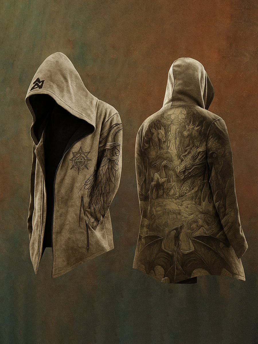 Herren Viking Cardigan Vintage