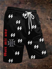 Herren Gott mit uns Bedruckte Shorts