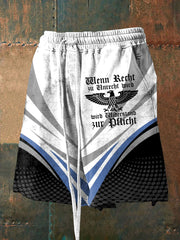 Herren Wenn Recht zu Unrecht wird Shorts