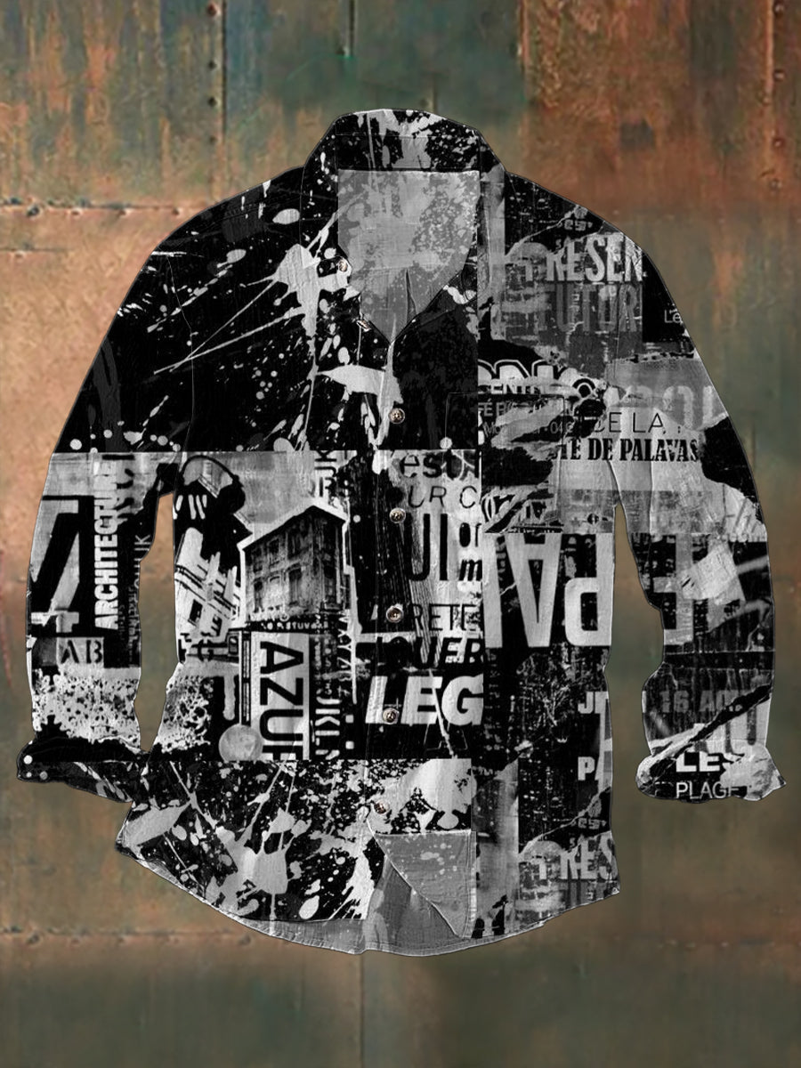 Langärmliges Herren hemd