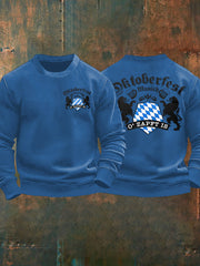 Herren Oktoberfest O'zapft ist lang ärmel iges Sweatshirt bedruckt