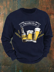 Herren CrewGerman Oktoberfest in München Print Sweatshirt