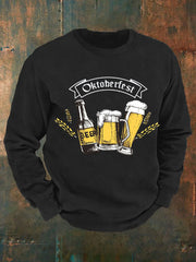 Herren CrewGerman Oktoberfest in München Print Sweatshirt