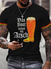 T-Shirt Das Boot Oktoberfest für Herren kurze Ärmel