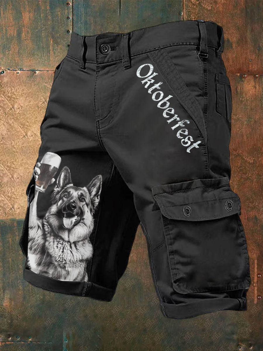 Herren Oktoberfest Print Shorts