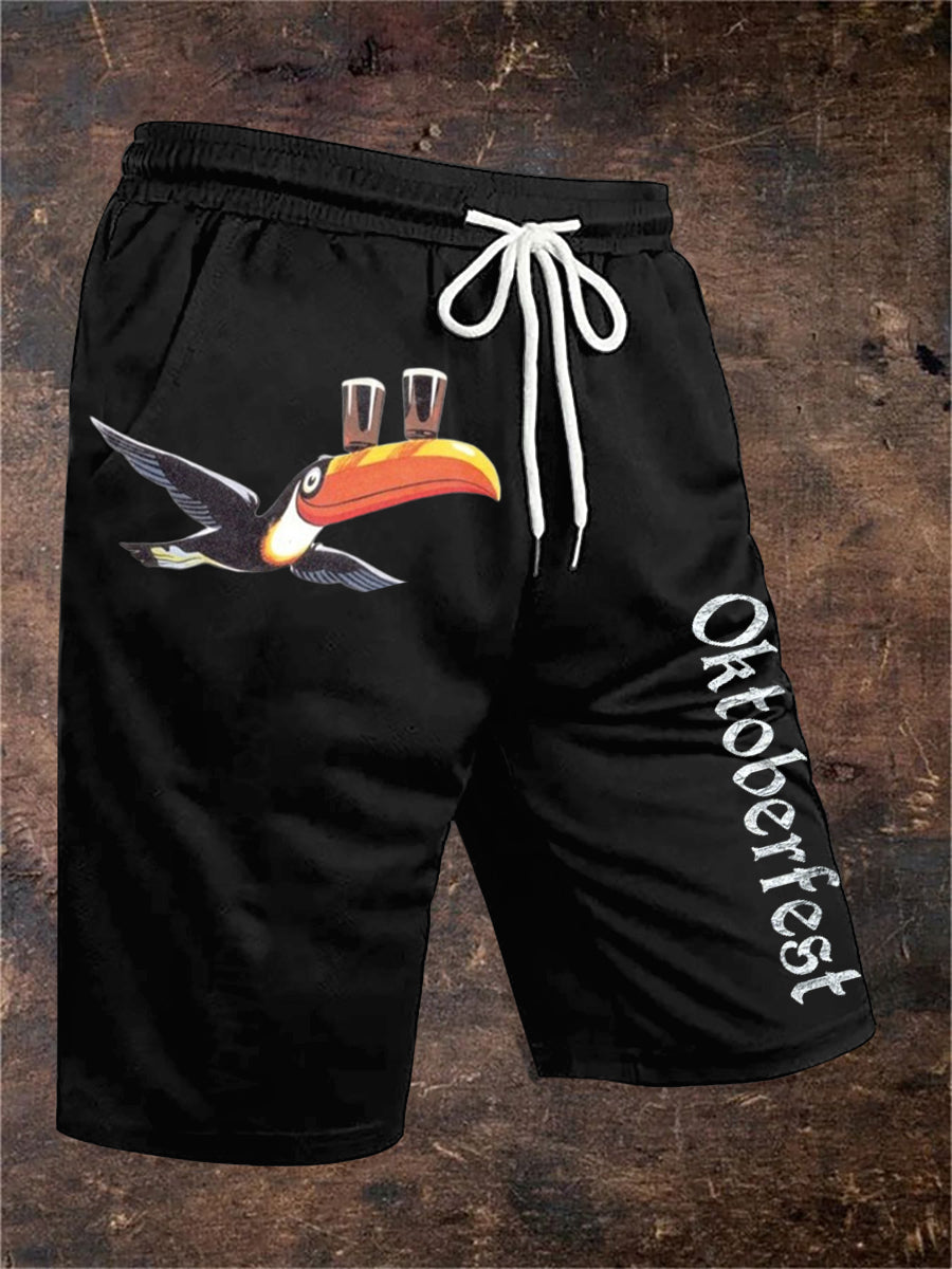 Herren Oktoberfest Print Shorts
