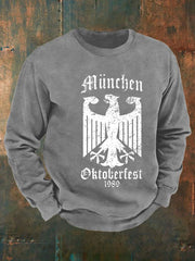 Herren CrewGerman Oktoberfest in München Print Sweatshirt