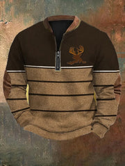 Herren Vintage Western Langarm Sweatshirt