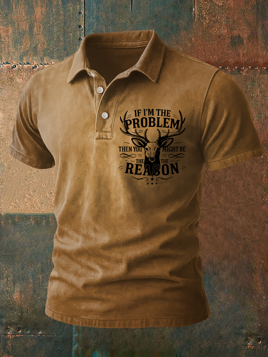 Bedruckte lässige Herren-Tops im westlichen Stil