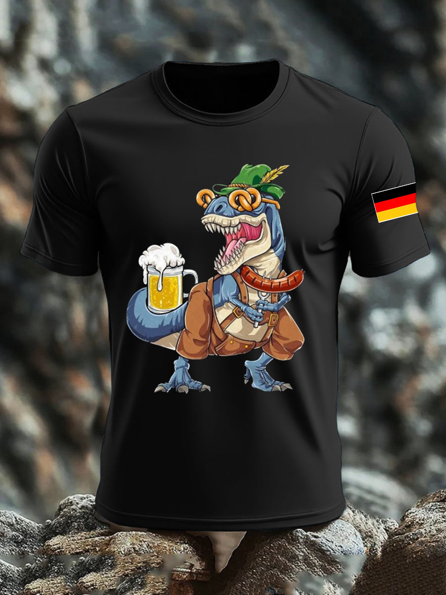 Herren CrewGerman Oktoberfest In München Bedrucktes T-Shirt