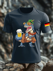 Herren CrewGerman Oktoberfest In München Bedrucktes T-Shirt
