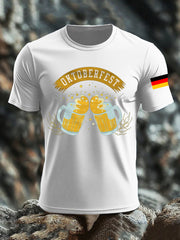 Herren CrewGerman Oktoberfest In München Bedrucktes T-Shirt
