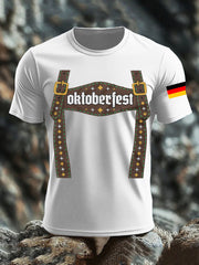 Herren CrewGerman Oktoberfest In München Bedrucktes T-Shirt