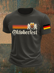 Herren Oktoberfest Bier Bedrucktes T-Shirt