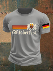 Herren Oktoberfest Bier Bedrucktes T-Shirt