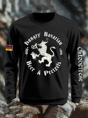Herren Oktoberfest Print Sweatshirt