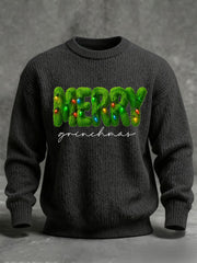 Herren Merry Grinch mas Imitation Pullover
