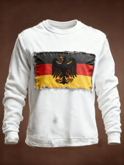 Herren-Sweatshirt mit Rundhals ausschnitt Deutschland Design